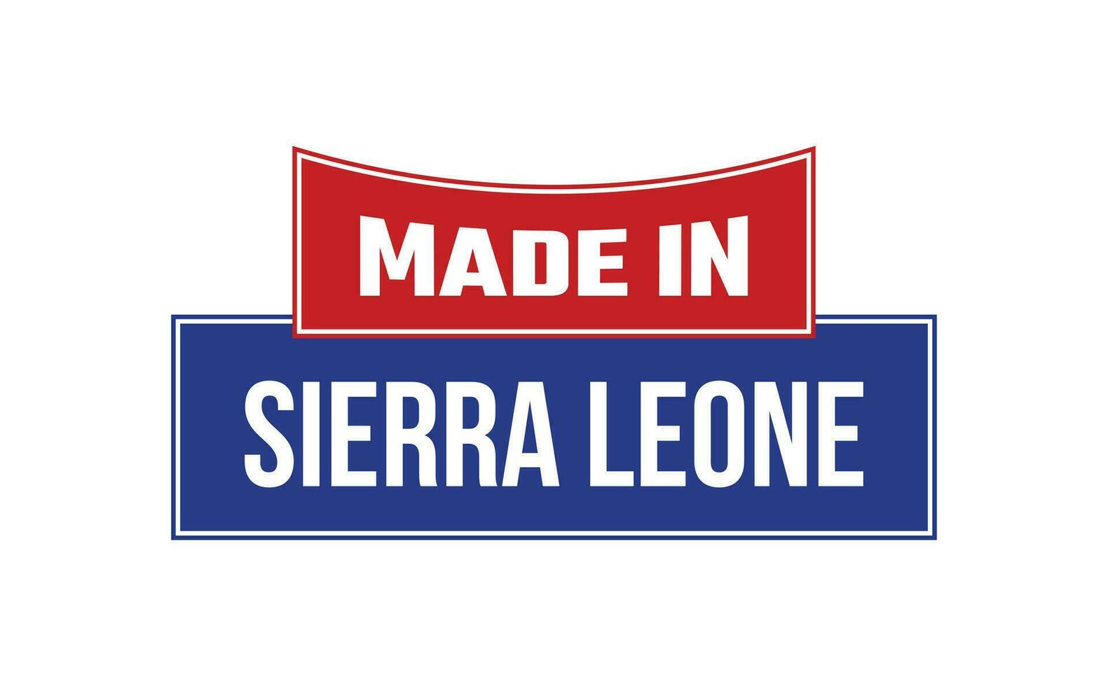Made In Sierra Leone Seal Vector