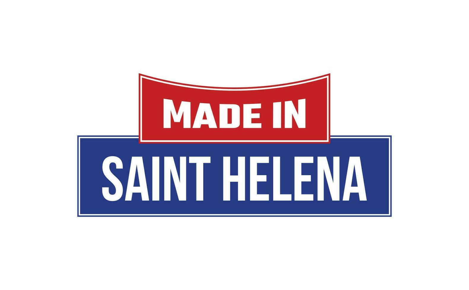 Made In Saint Helena Seal Vector