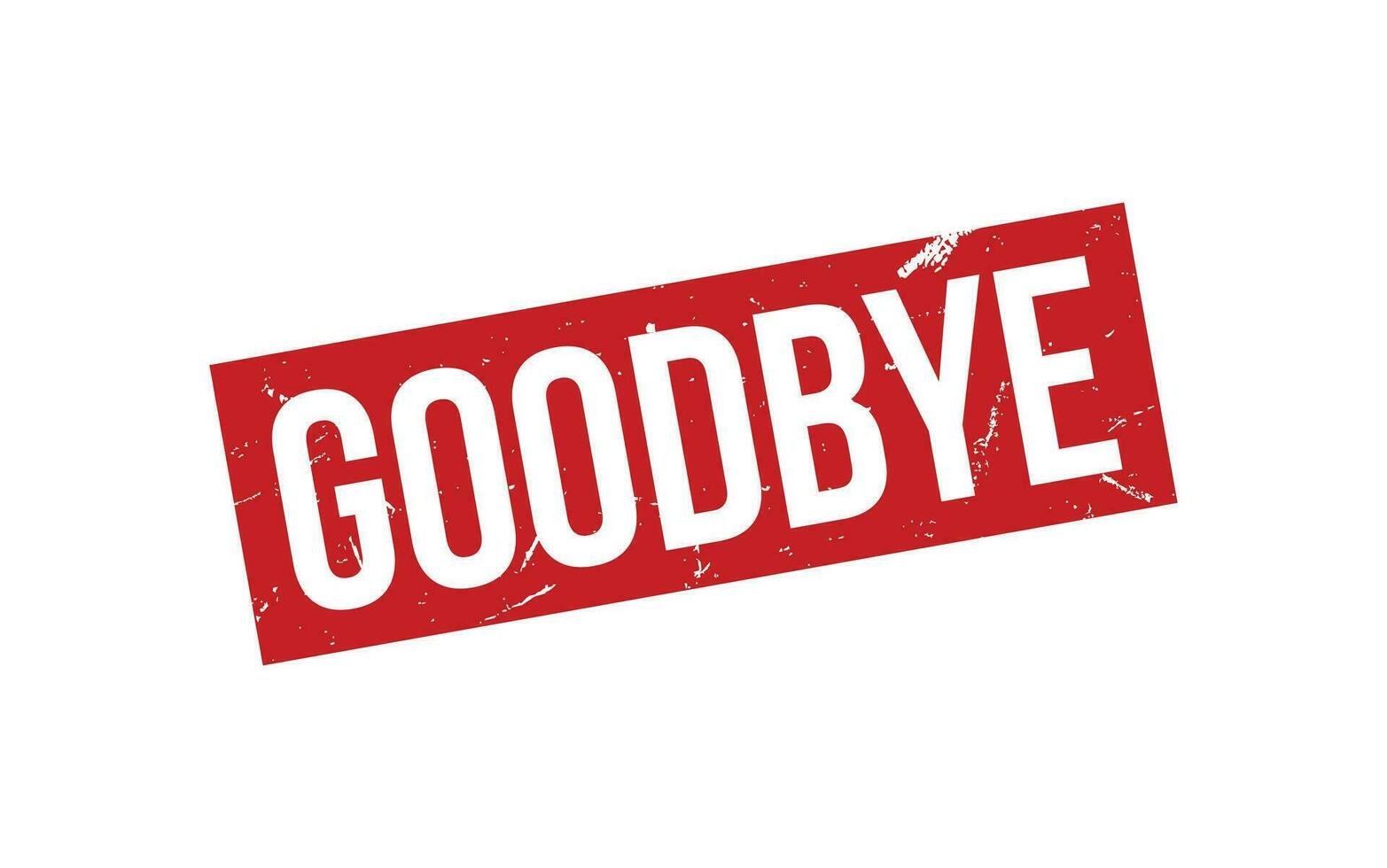 Goodbye Rubber Stamp Seal Vector