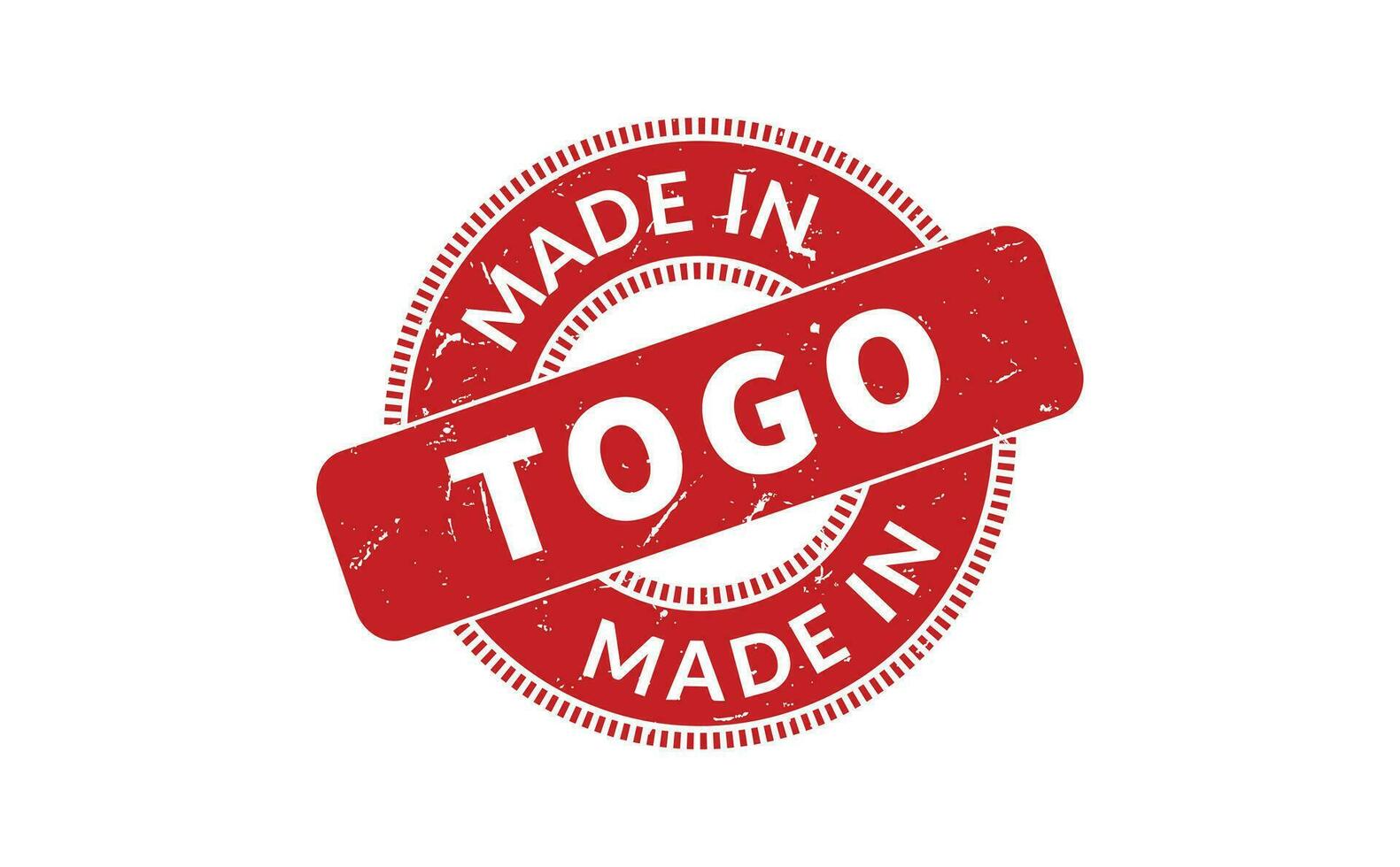 Made In Togo Rubber Stamp vector