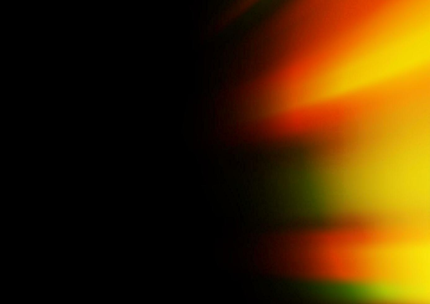 Dark Yellow, Orange vector blurred shine abstract pattern.