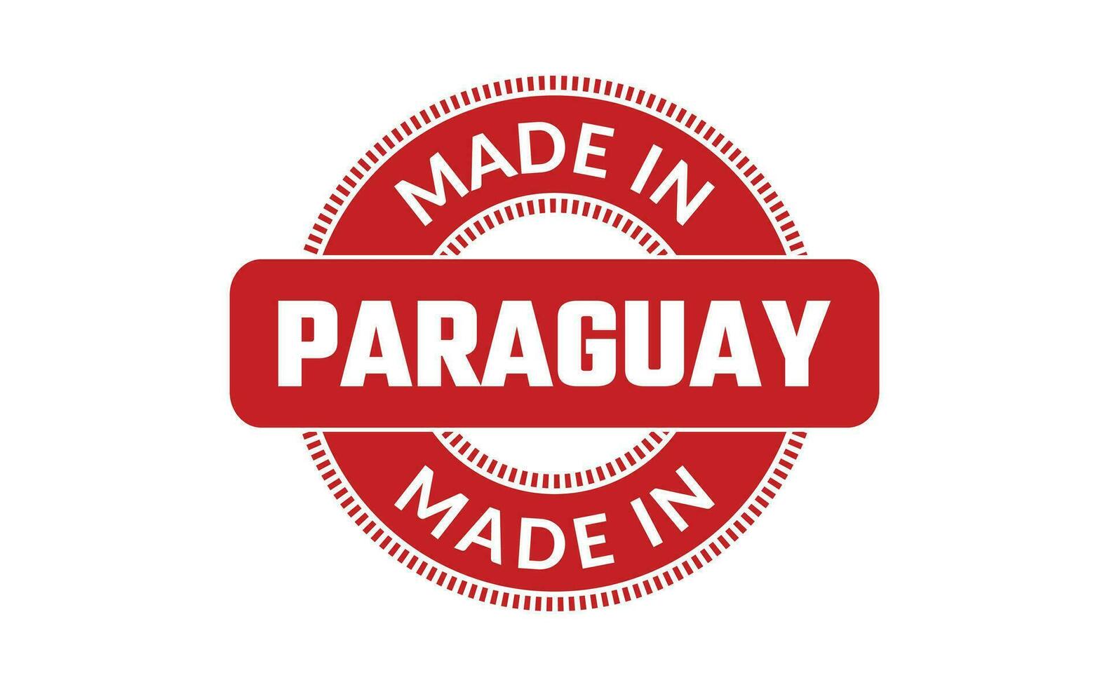 Made In Paraguay Rubber Stamp vector