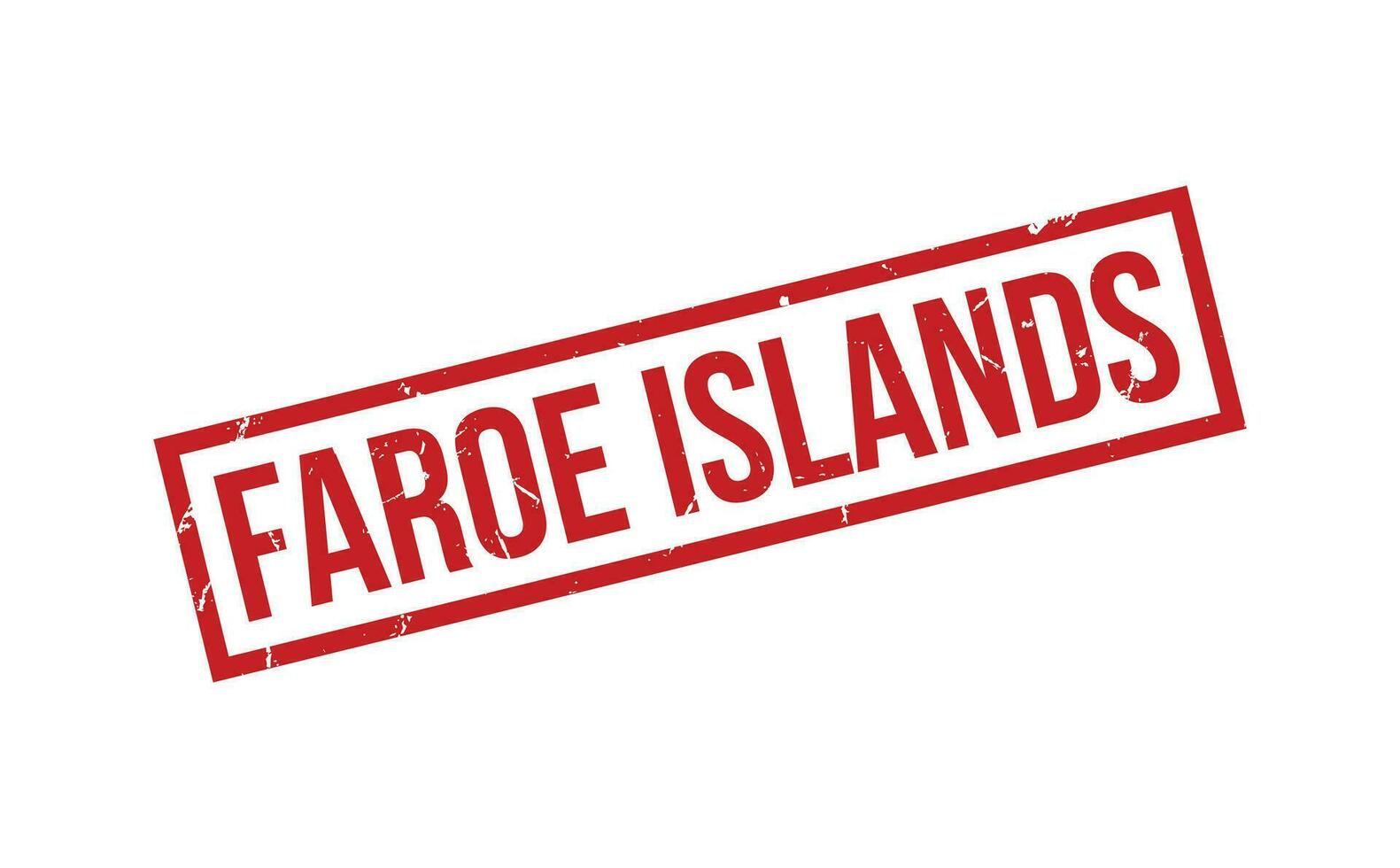 Faroe Islands Rubber Stamp Seal Vector