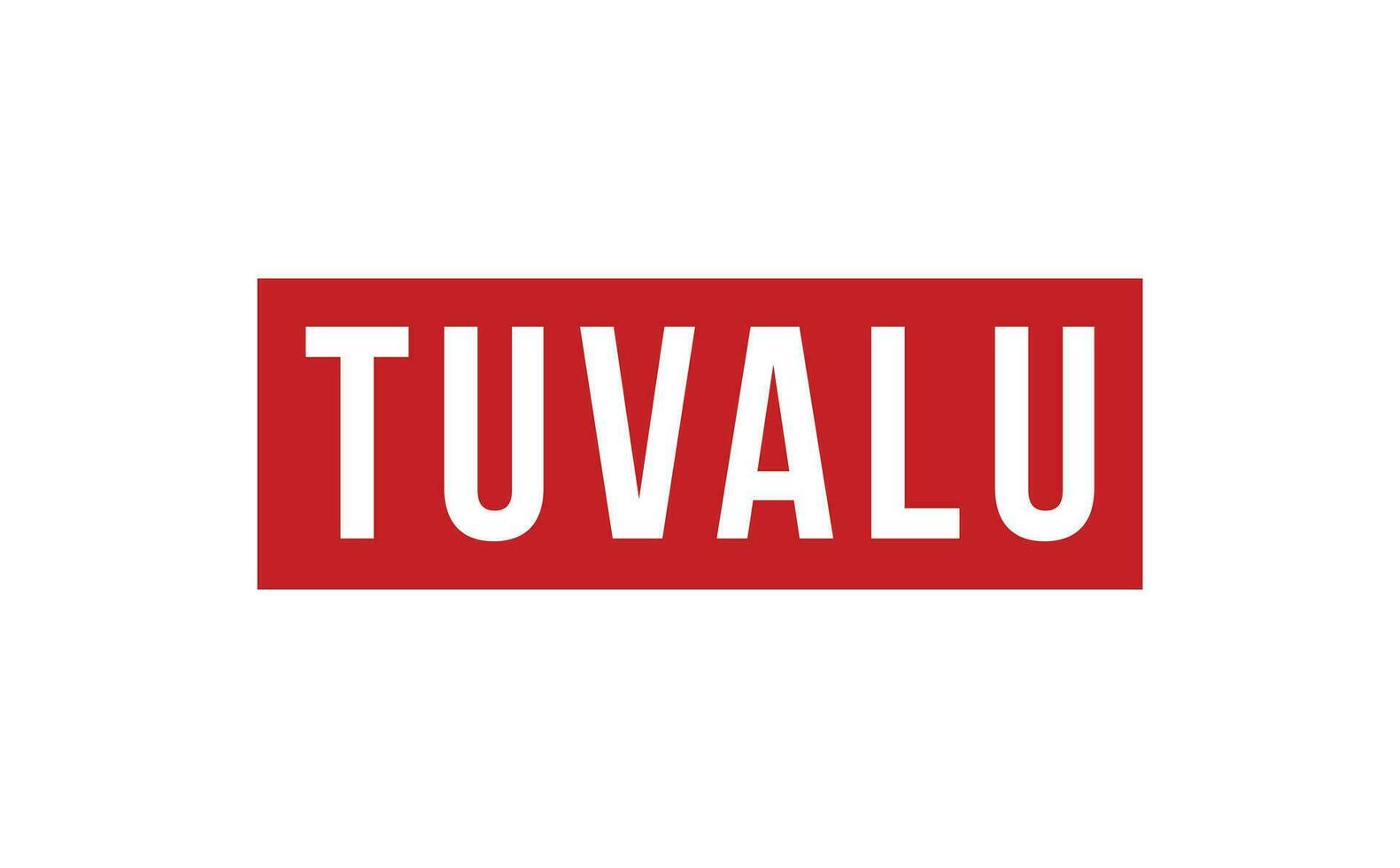 tuvalu caucho sello sello vector