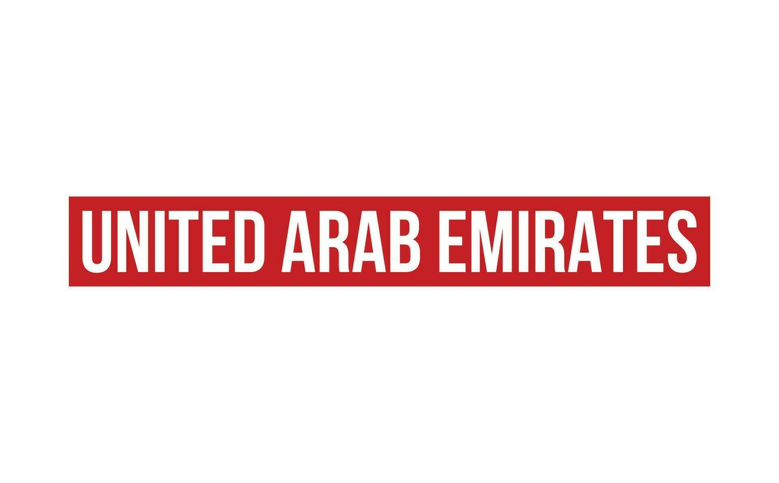 United Arab Emirates Rubber Stamp Seal Vector