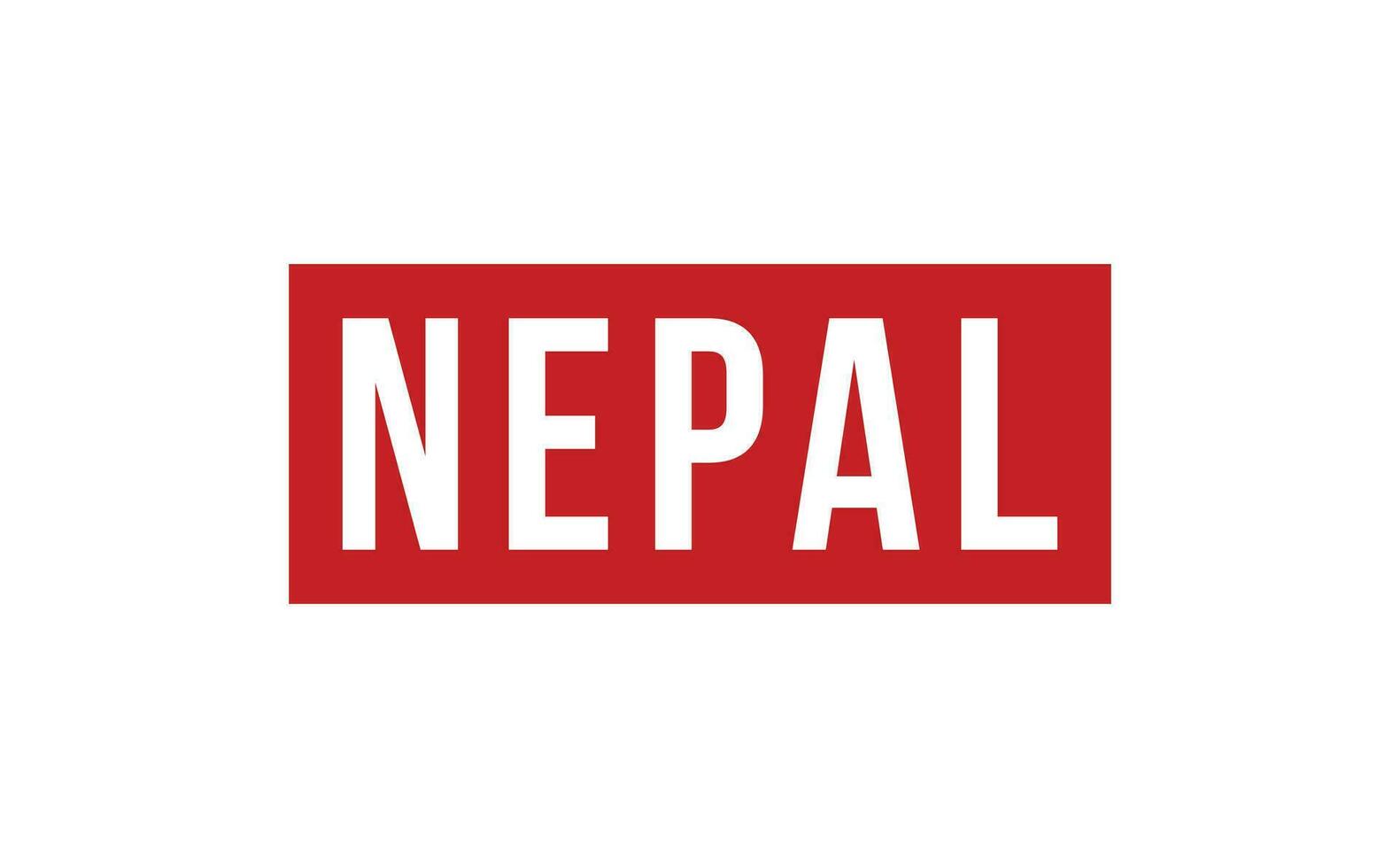 Nepal Rubber Stamp Seal Vector