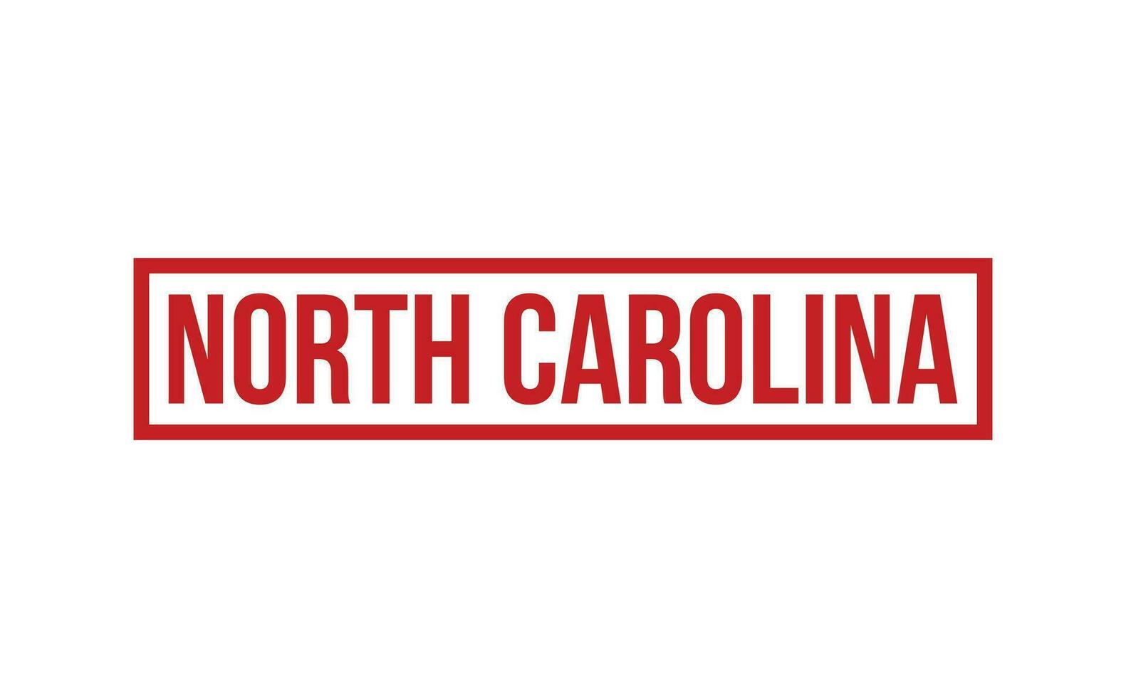 North Carolina Rubber Stamp Seal Vector