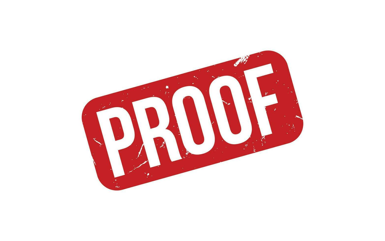 Proof Rubber Stamp Seal Vector