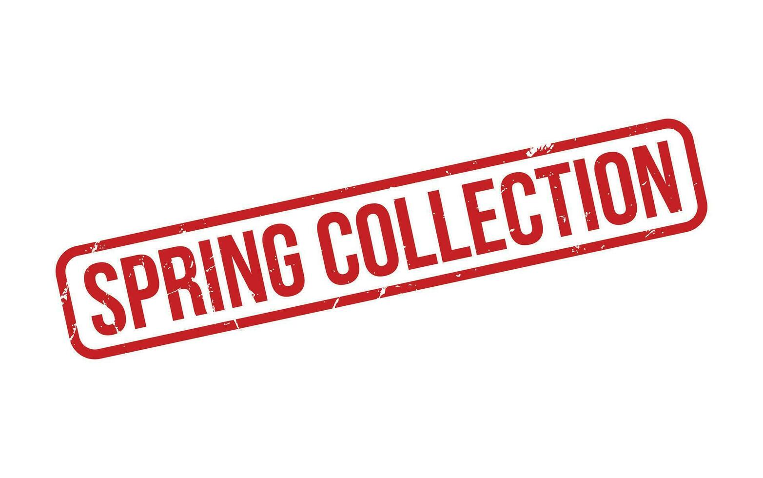 Spring Collection Rubber Stamp Seal Vector