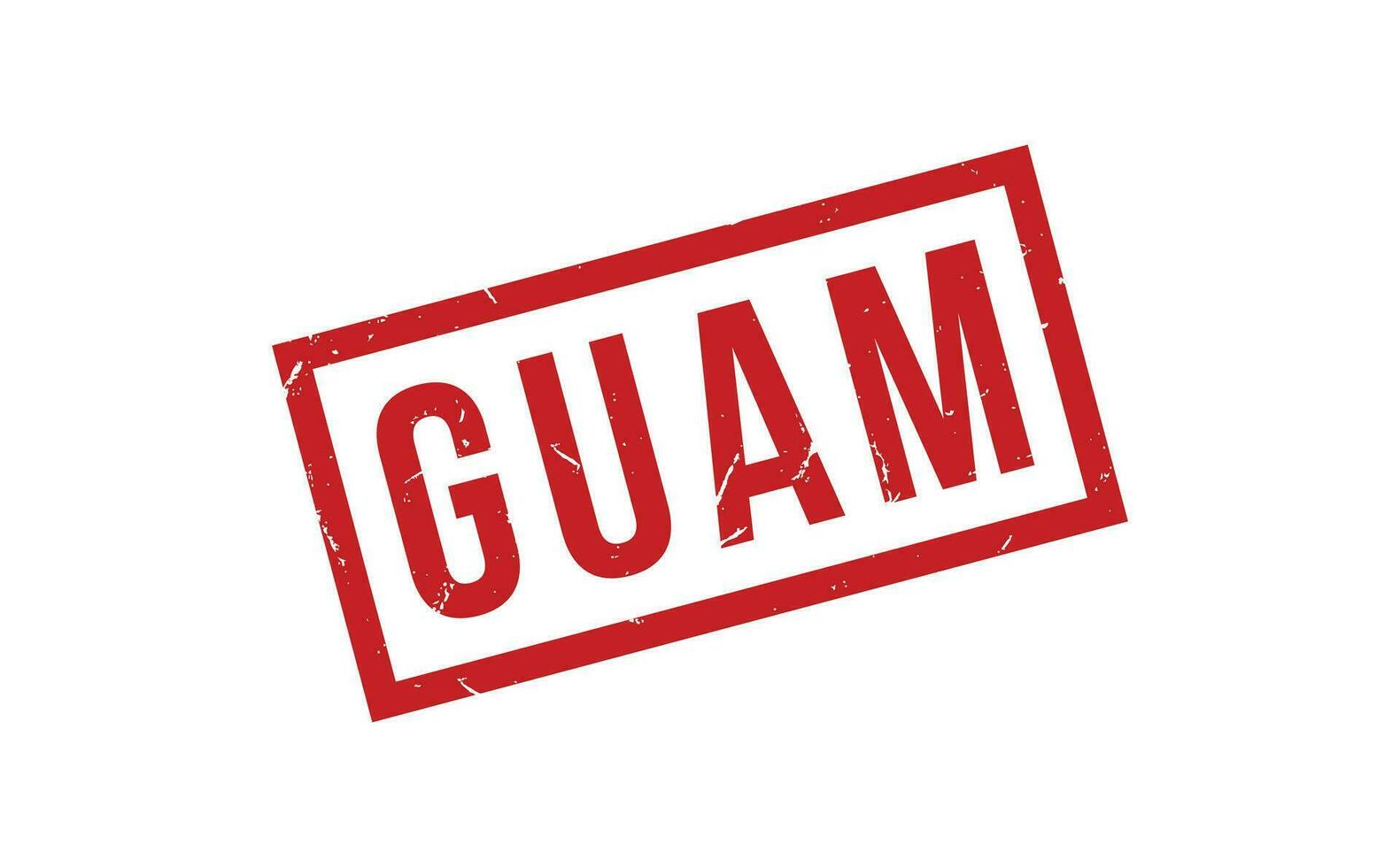 guam caucho sello sello vector