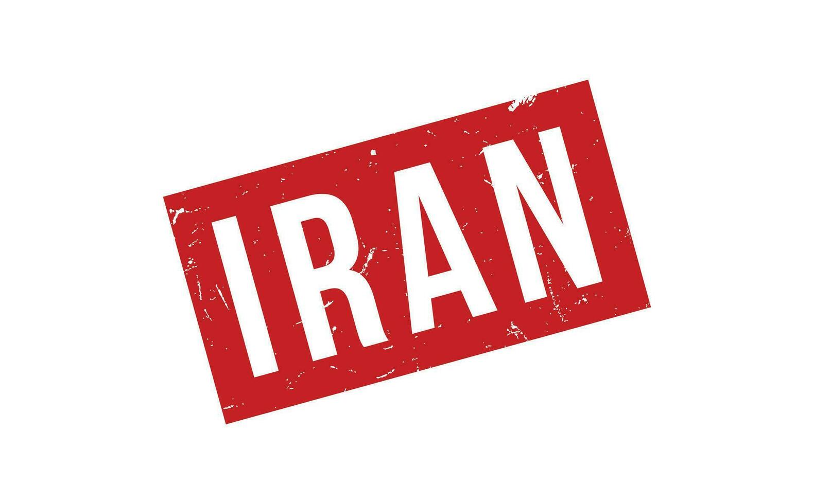 Iran Rubber Stamp Seal Vector