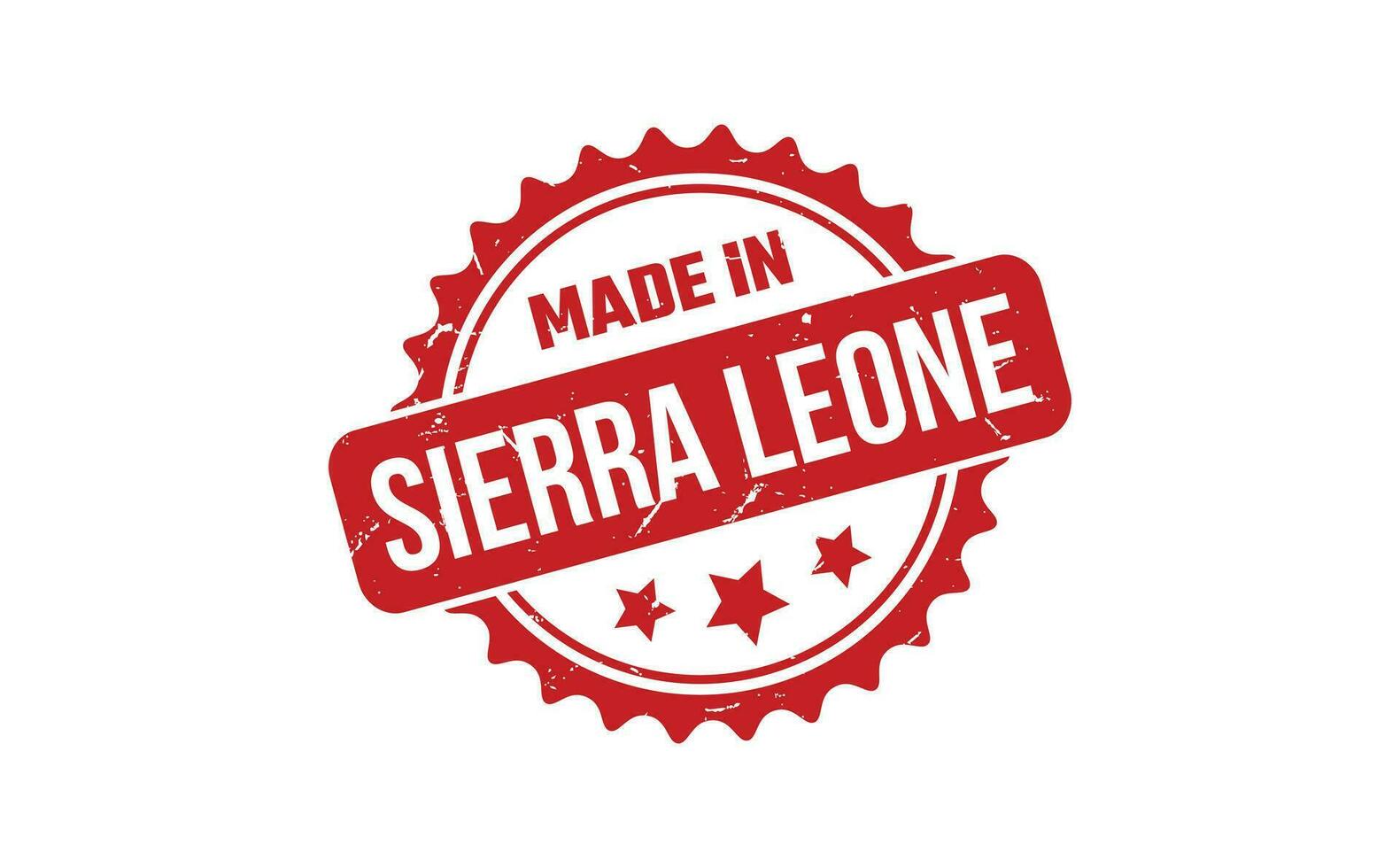 Made In Sierra Leone Rubber Stamp vector