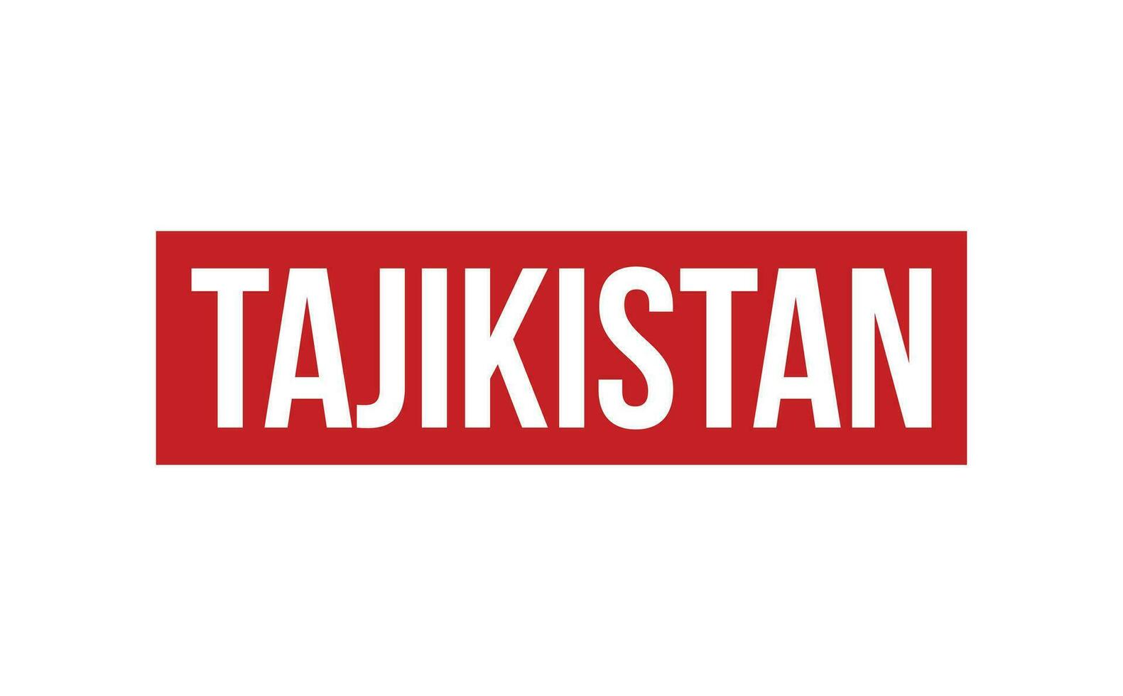 Tajikistan Rubber Stamp Seal Vector