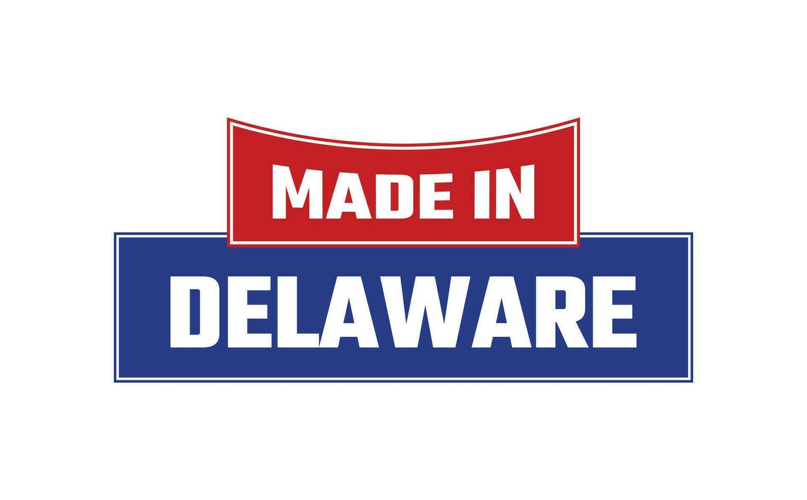 Made In Delaware Seal Vector