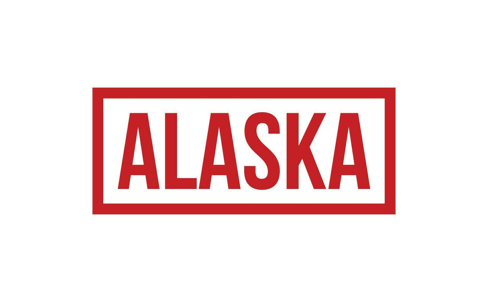 Alaska Rubber Stamp Seal Vector