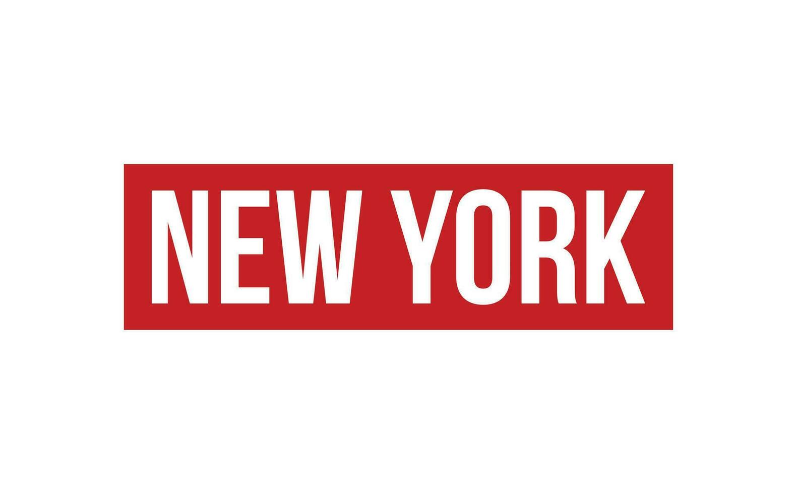 New York Rubber Stamp Seal Vector