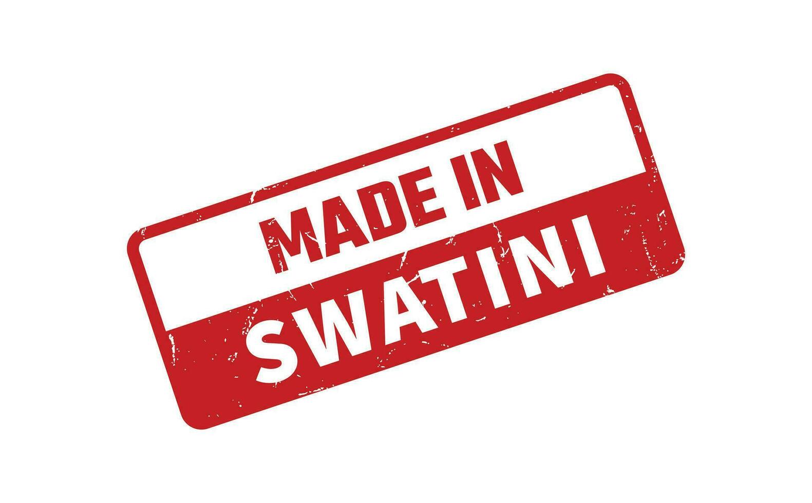 Made In Swatini Rubber Stamp vector