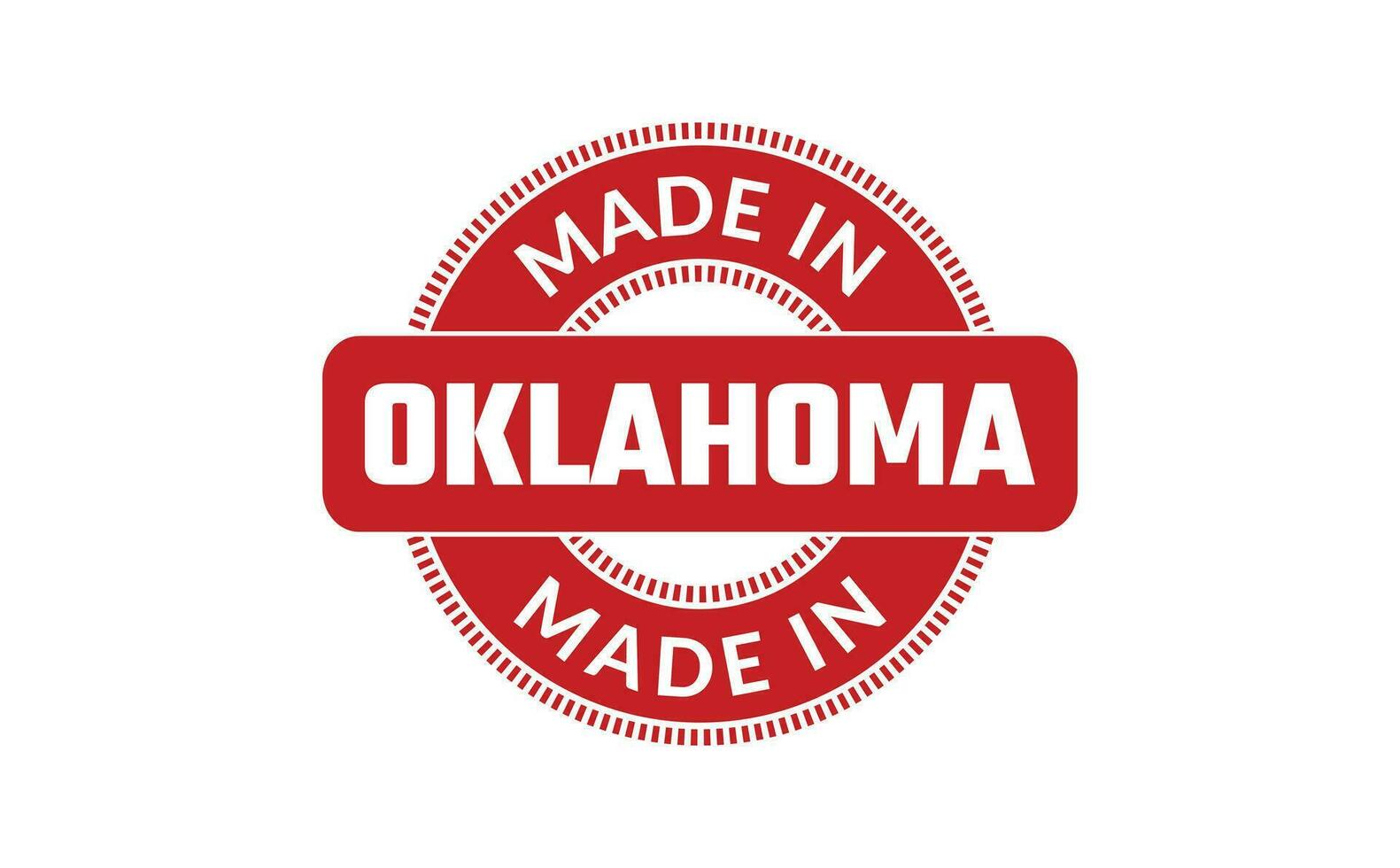 Made In Oklahoma Rubber Stamp 25383898 Vector Art at Vecteezy