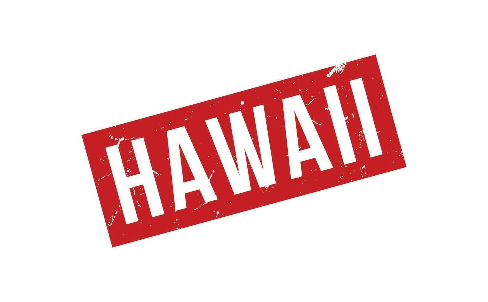 Hawaii Rubber Stamp Seal Vector