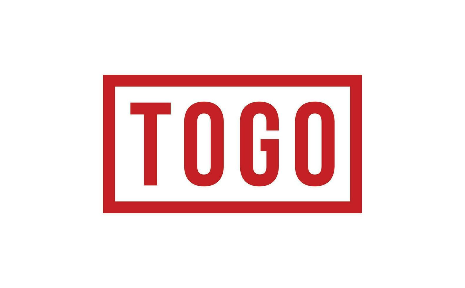Togo Rubber Stamp Seal Vector