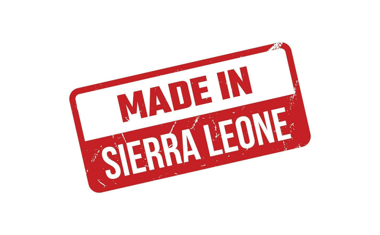 Made In Sierra Leone Rubber Stamp vector