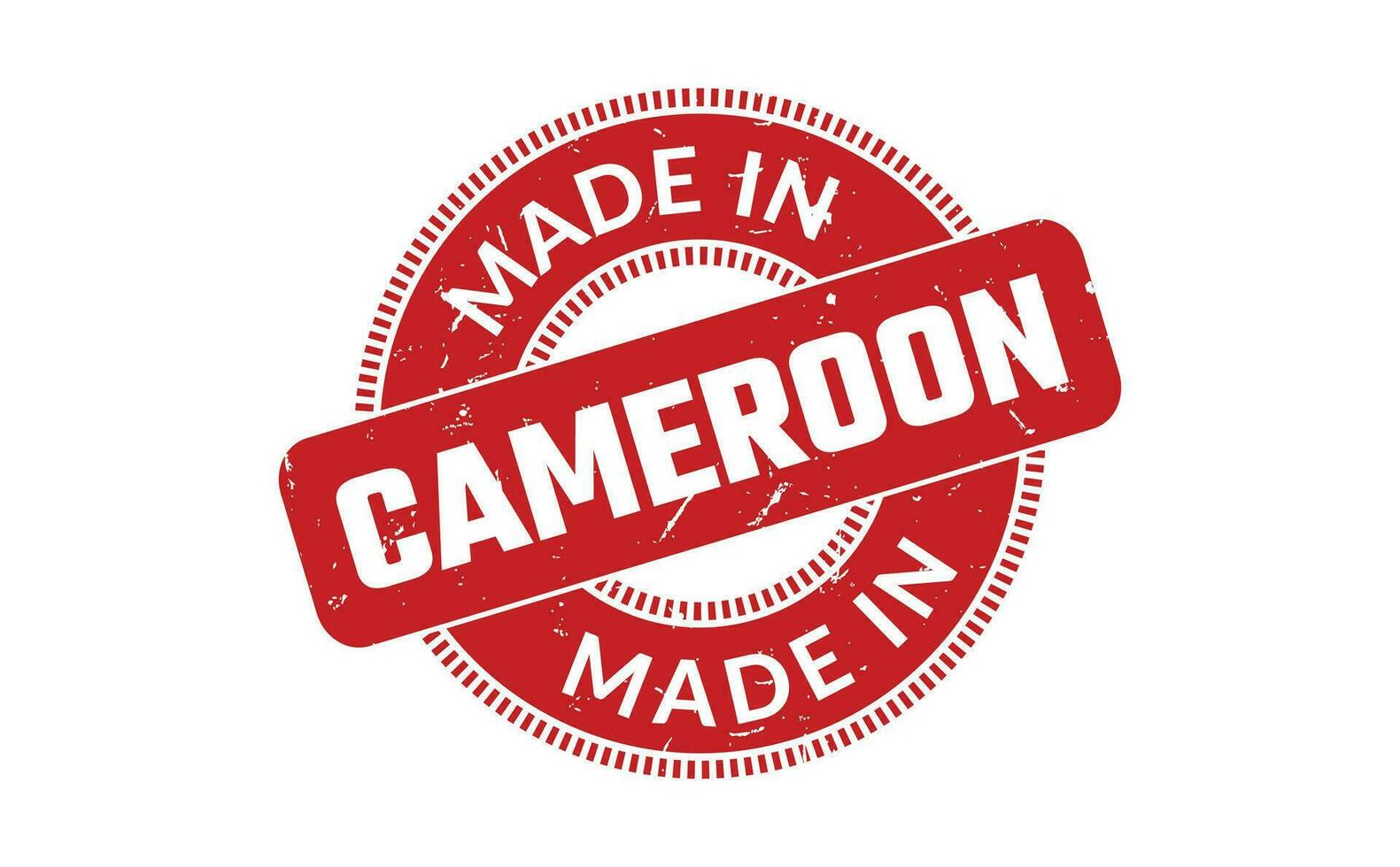 Made In Cameroon Rubber Stamp vector