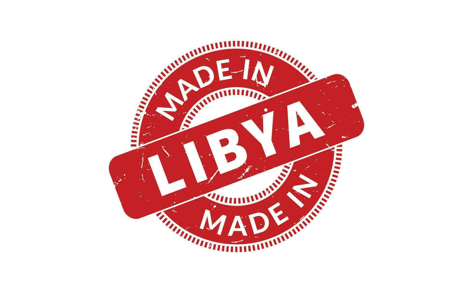 Made In Libya Rubber Stamp vector