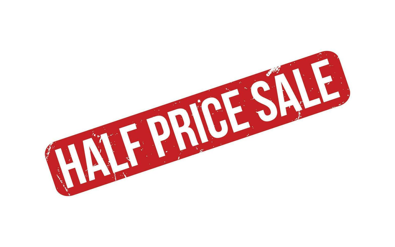 Half Price Sale Rubber Stamp Seal Vector