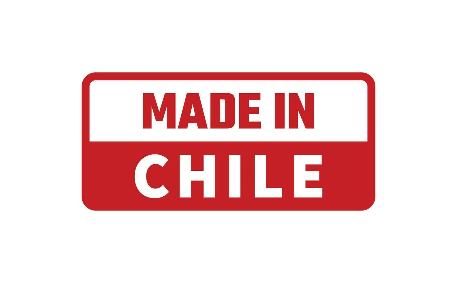 Made In Chile Rubber Stamp vector