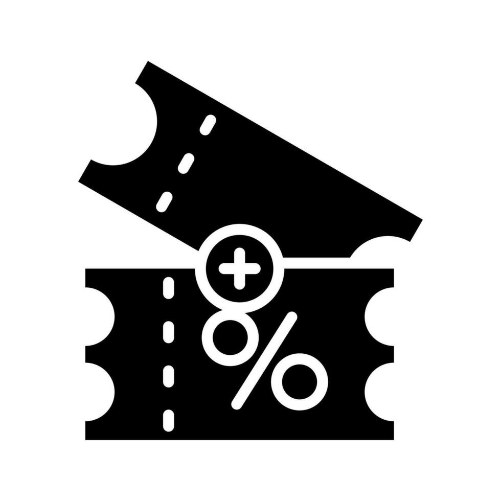 Discount coupon icon . signs of ticket with percent sign. Money-saving shopping concept vector illustration