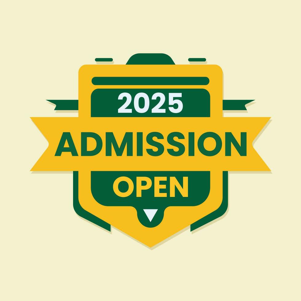 2025 admission open banner for social media post template 25384529