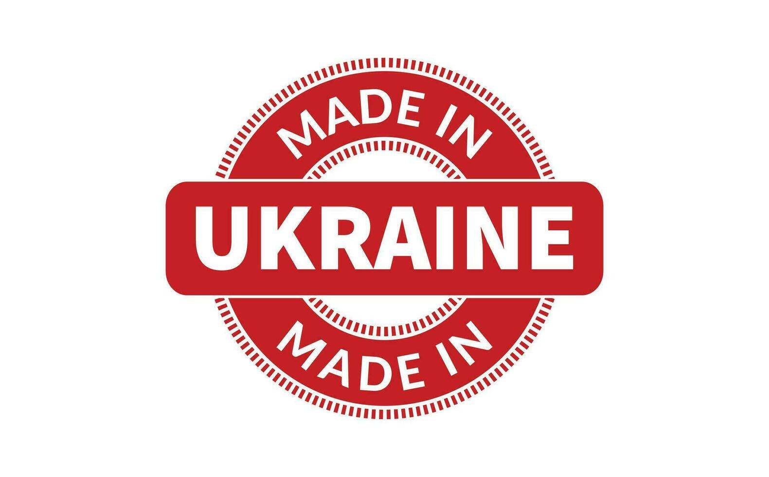 Made In Ukraine Rubber Stamp vector