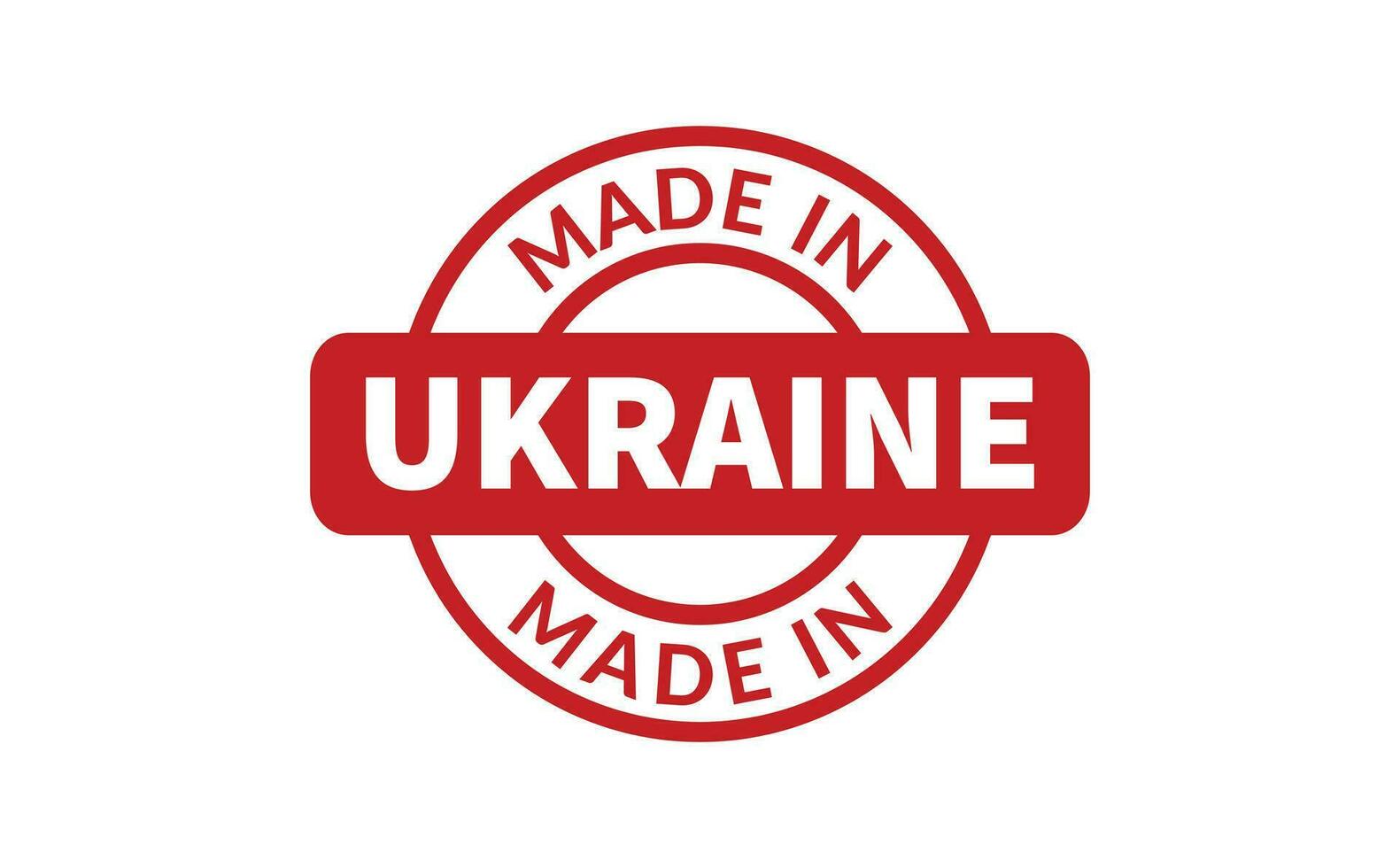 Made In Ukraine Rubber Stamp vector