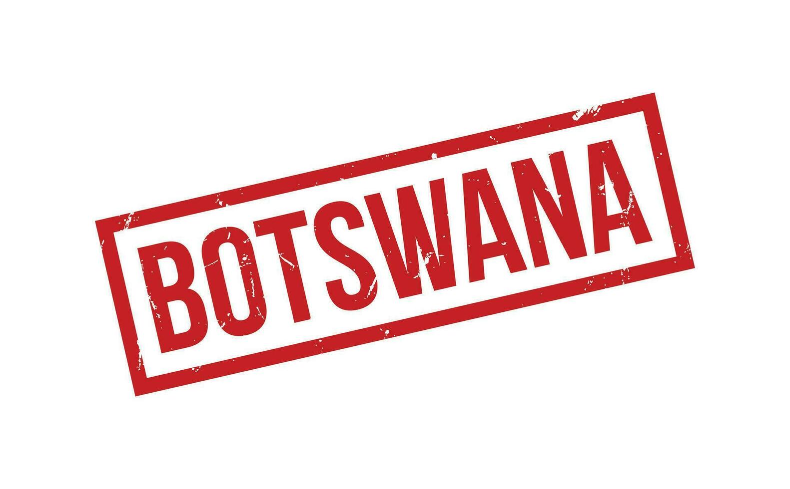 Botswana Rubber Stamp Seal Vector