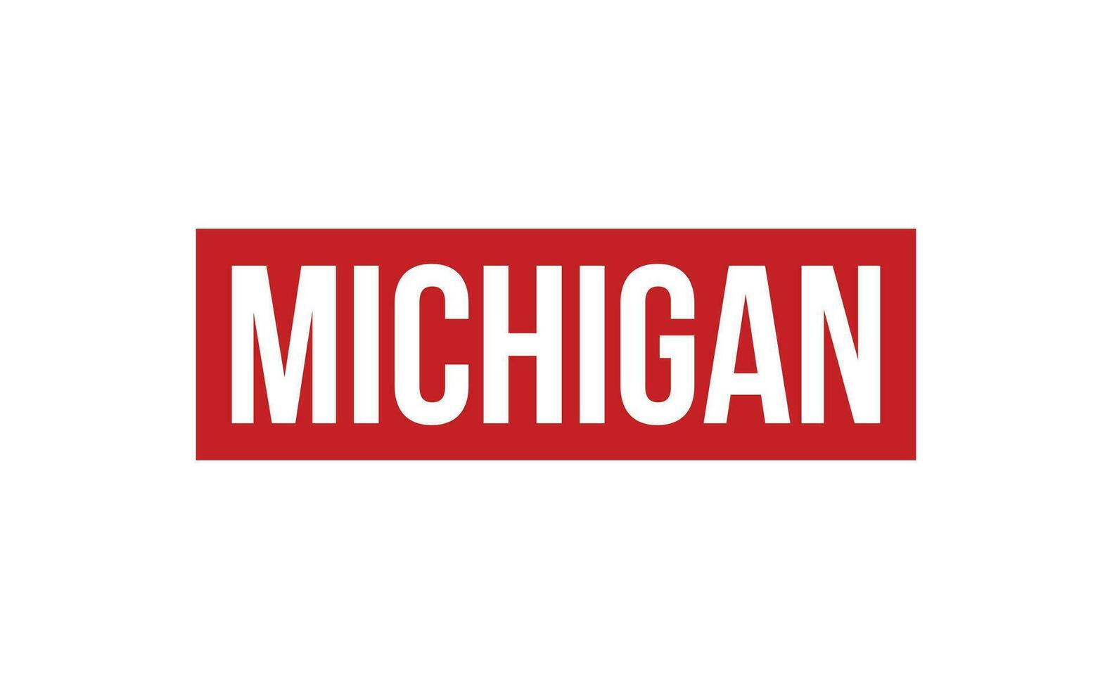 Michigan Rubber Stamp Seal Vector