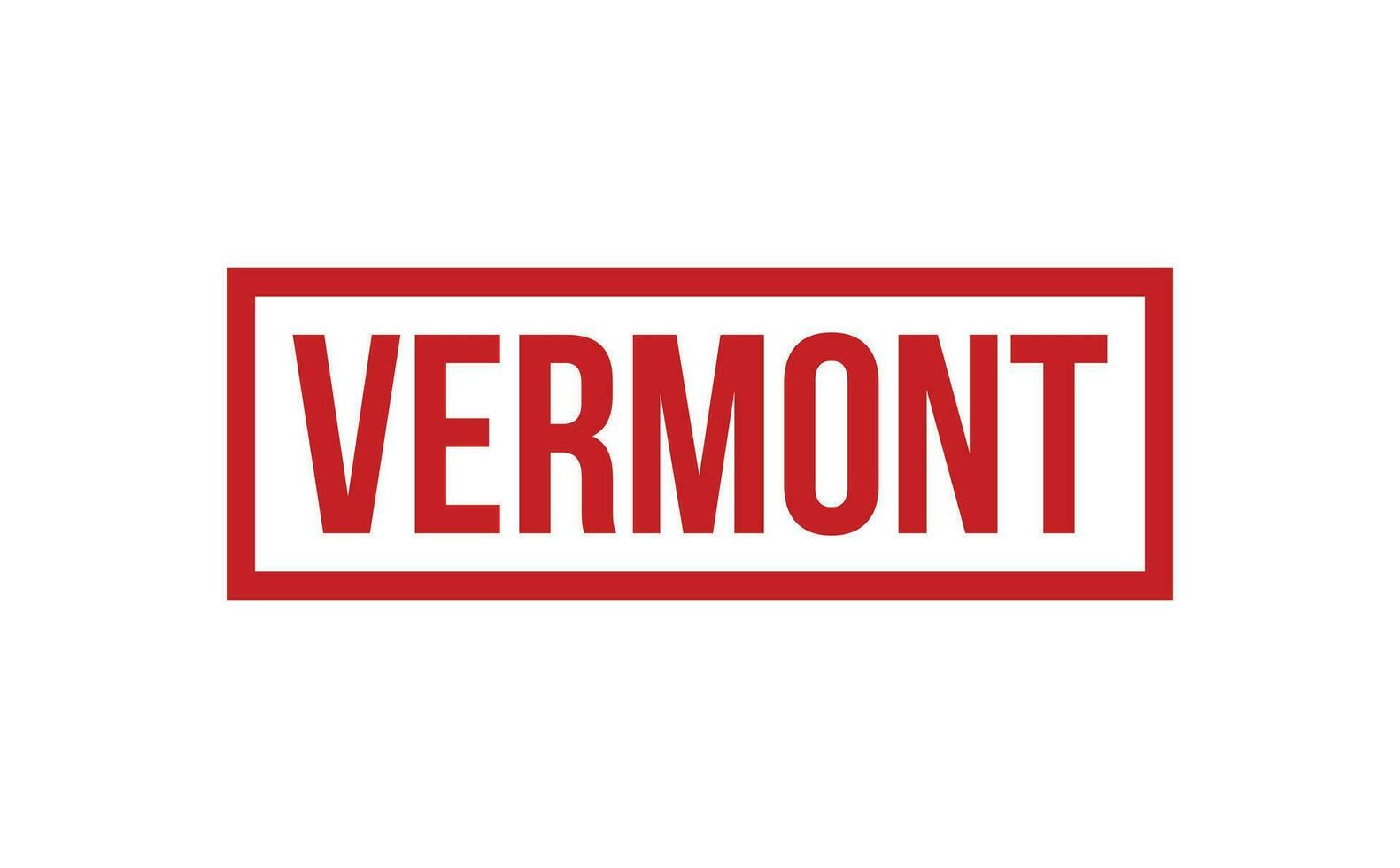 Vermont Rubber Stamp Seal Vector
