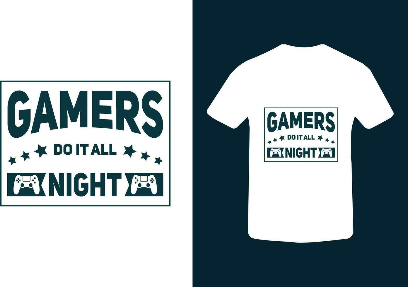 Gaming t shirt design, typography gamer t shirt design vector