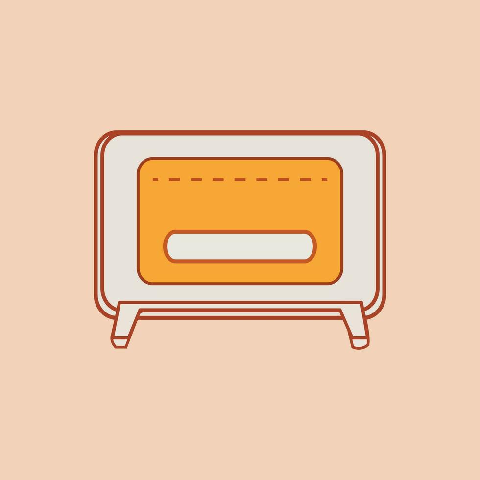 bakery Flat icon illustration in line art style vector