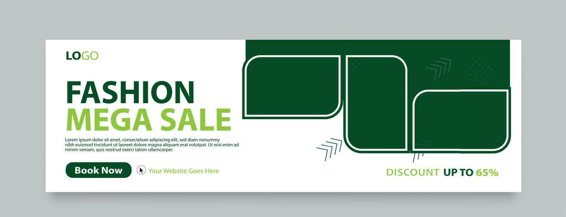 email footer template design for business promotional vector