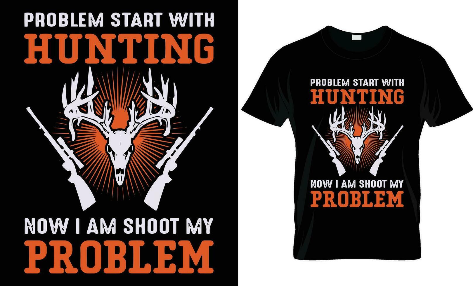 caza ingeniero camiseta diseño caza de vectores vector. caza camiseta grunge ciervo, rifle, montaña.