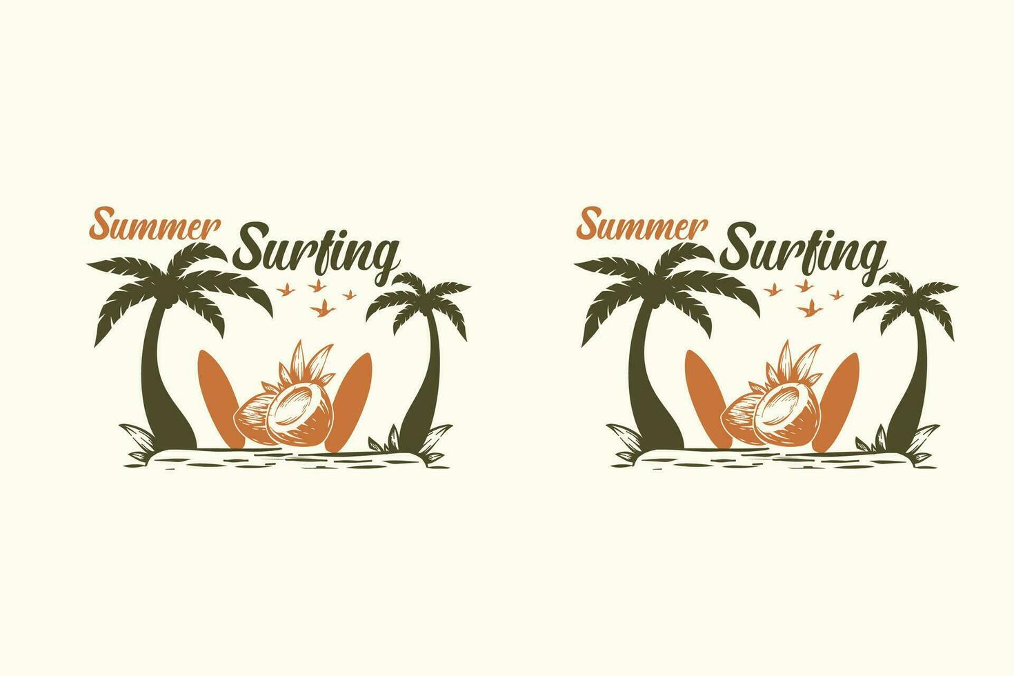 diseño de camiseta de verano vector