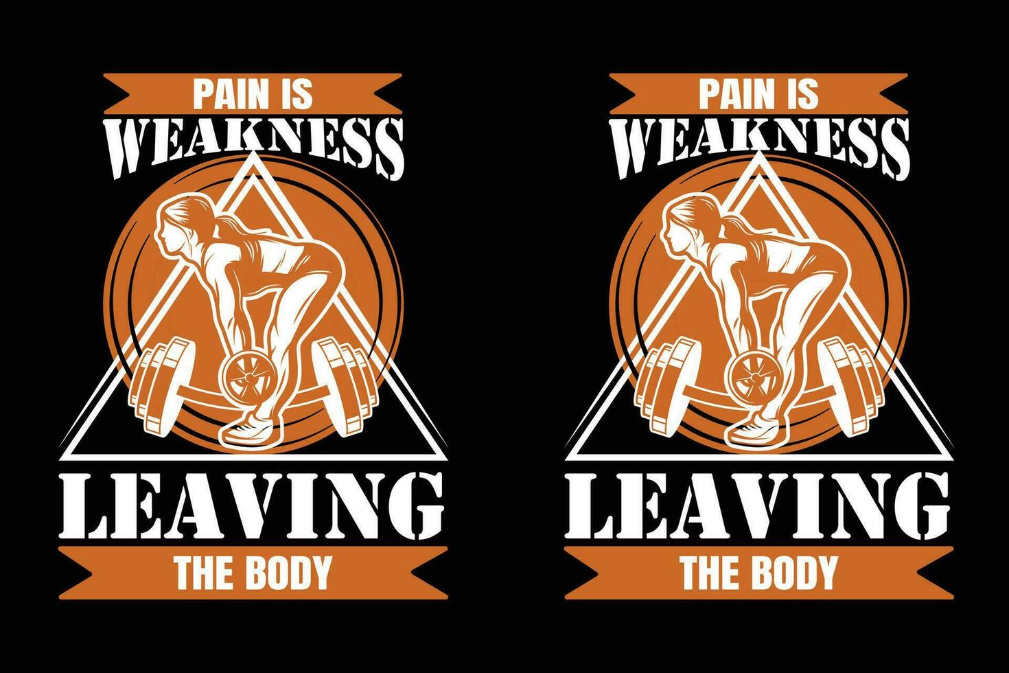 Fitness T-Shirt Design vector