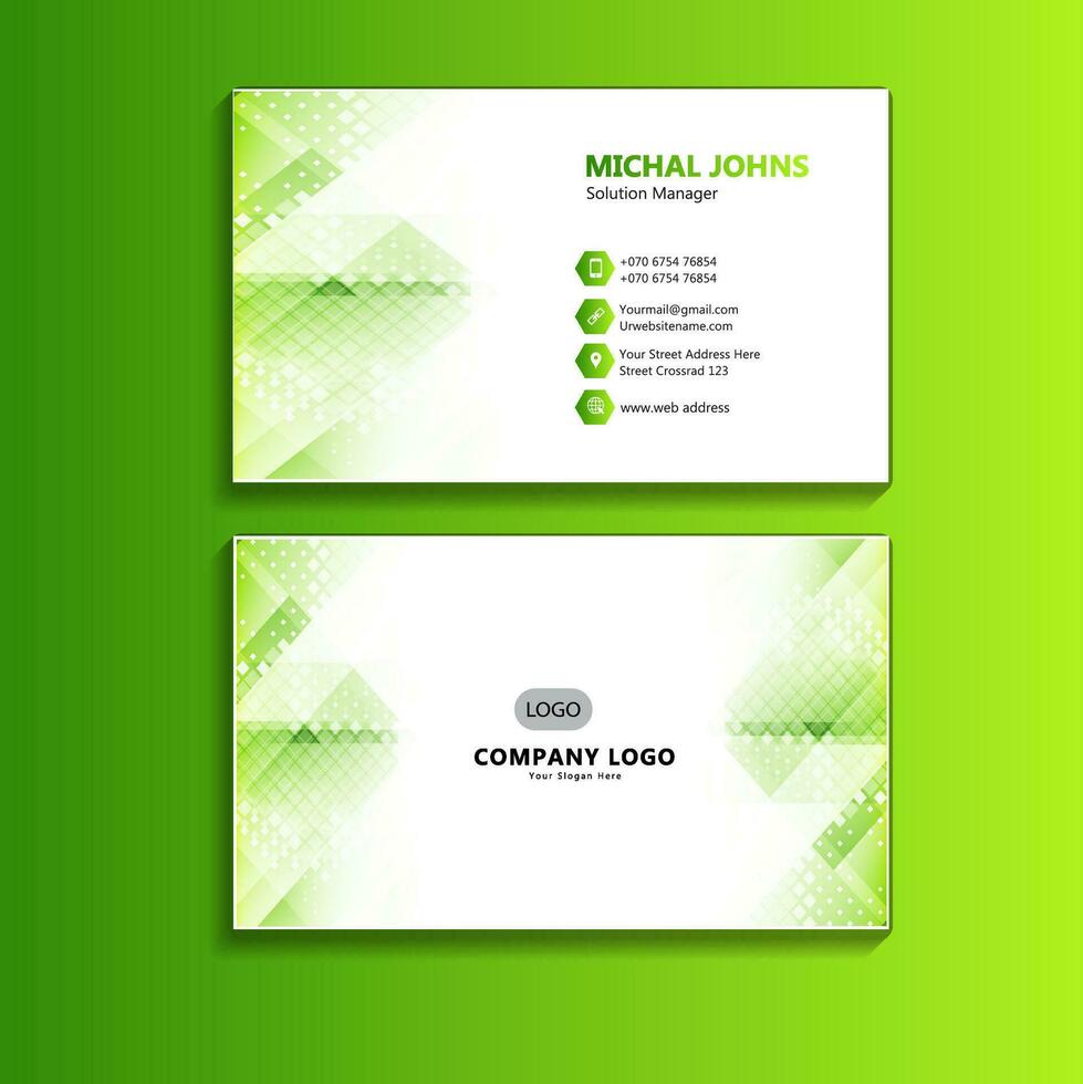 Business card set creative and clean business card template vector