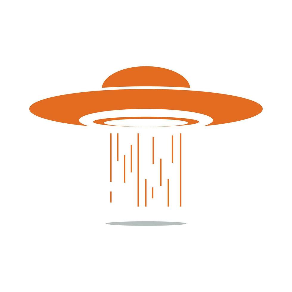 UFO vector logo template illustration design