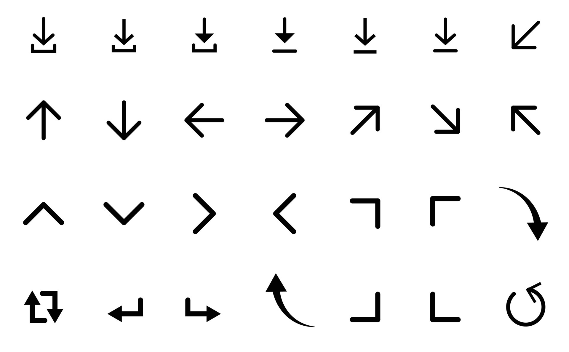 Vector arrows collection. Arrows icon. Arrow vector icon. Arrows vector