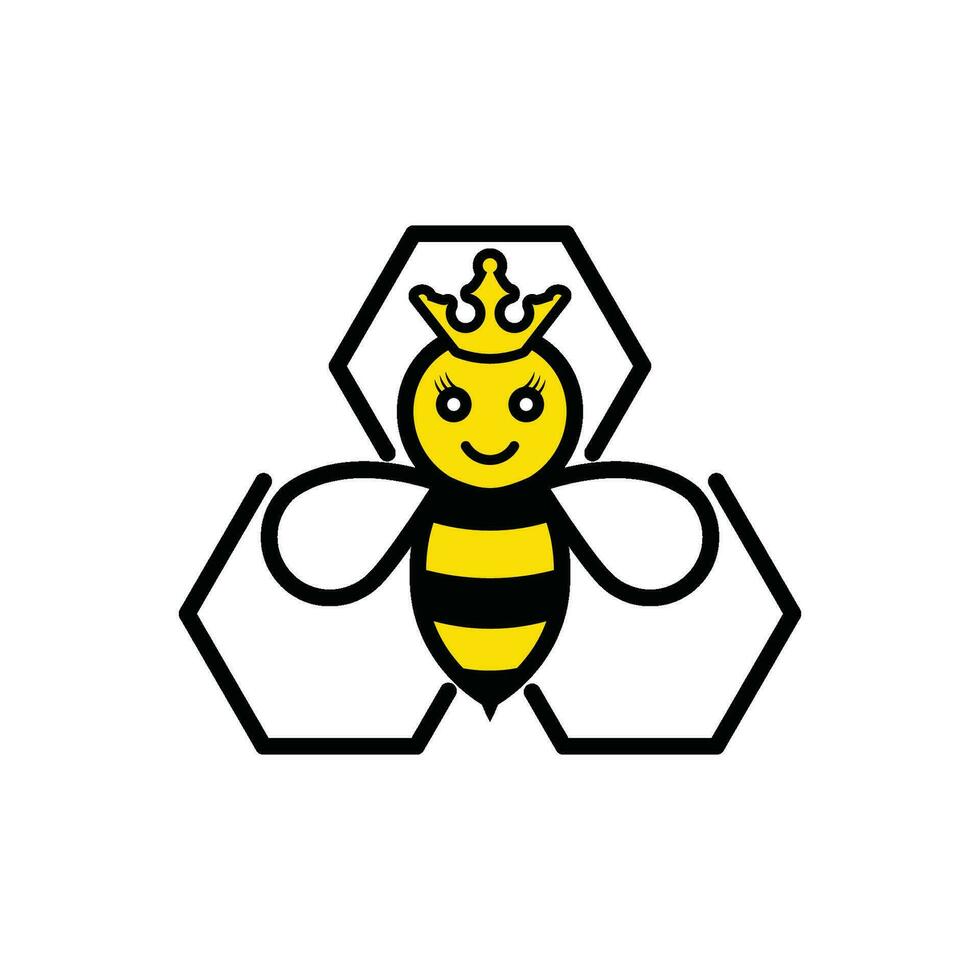 Bee Logo Template vector icon