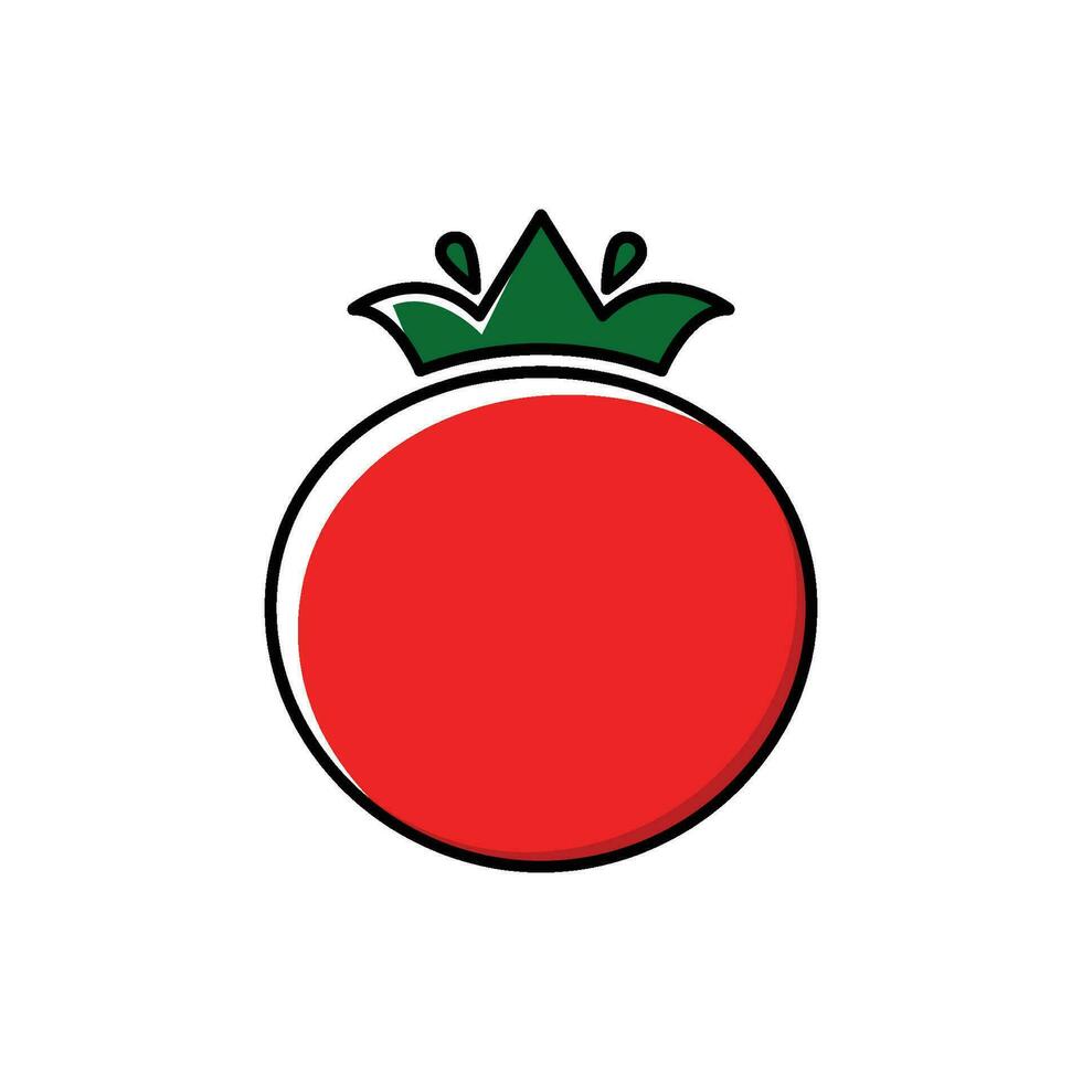 Tomato icon vector illustration design template