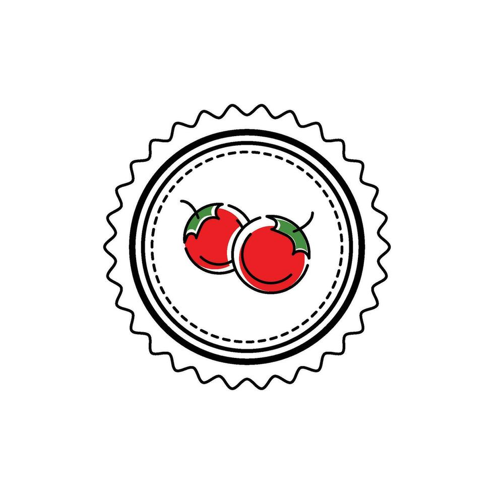 Tomato icon vector illustration design template