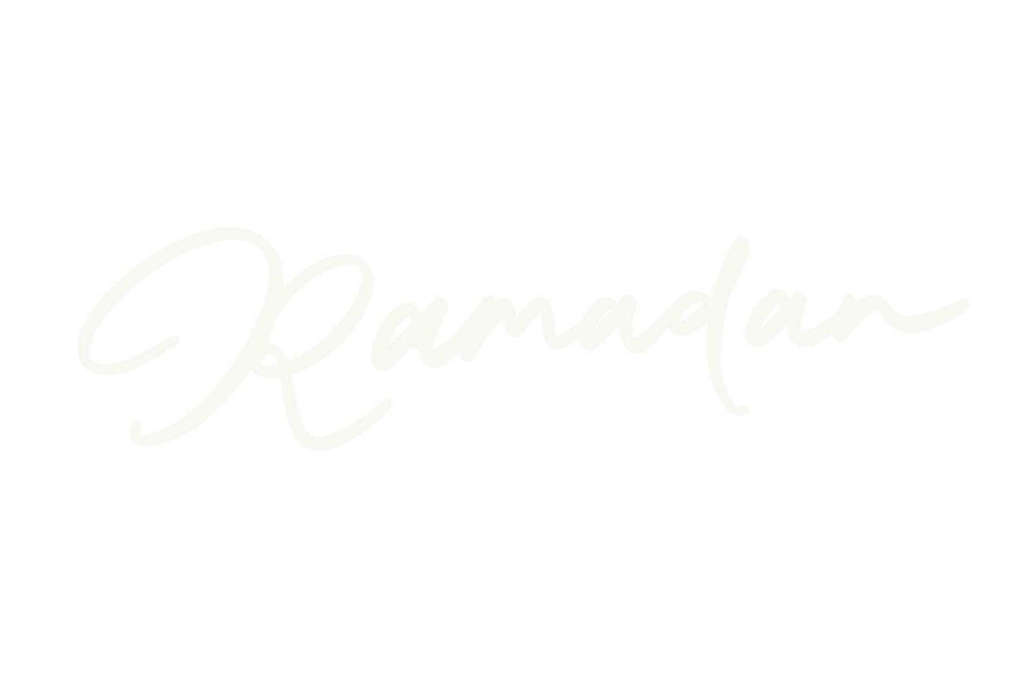 ramadhan lettering signature art illustration vector