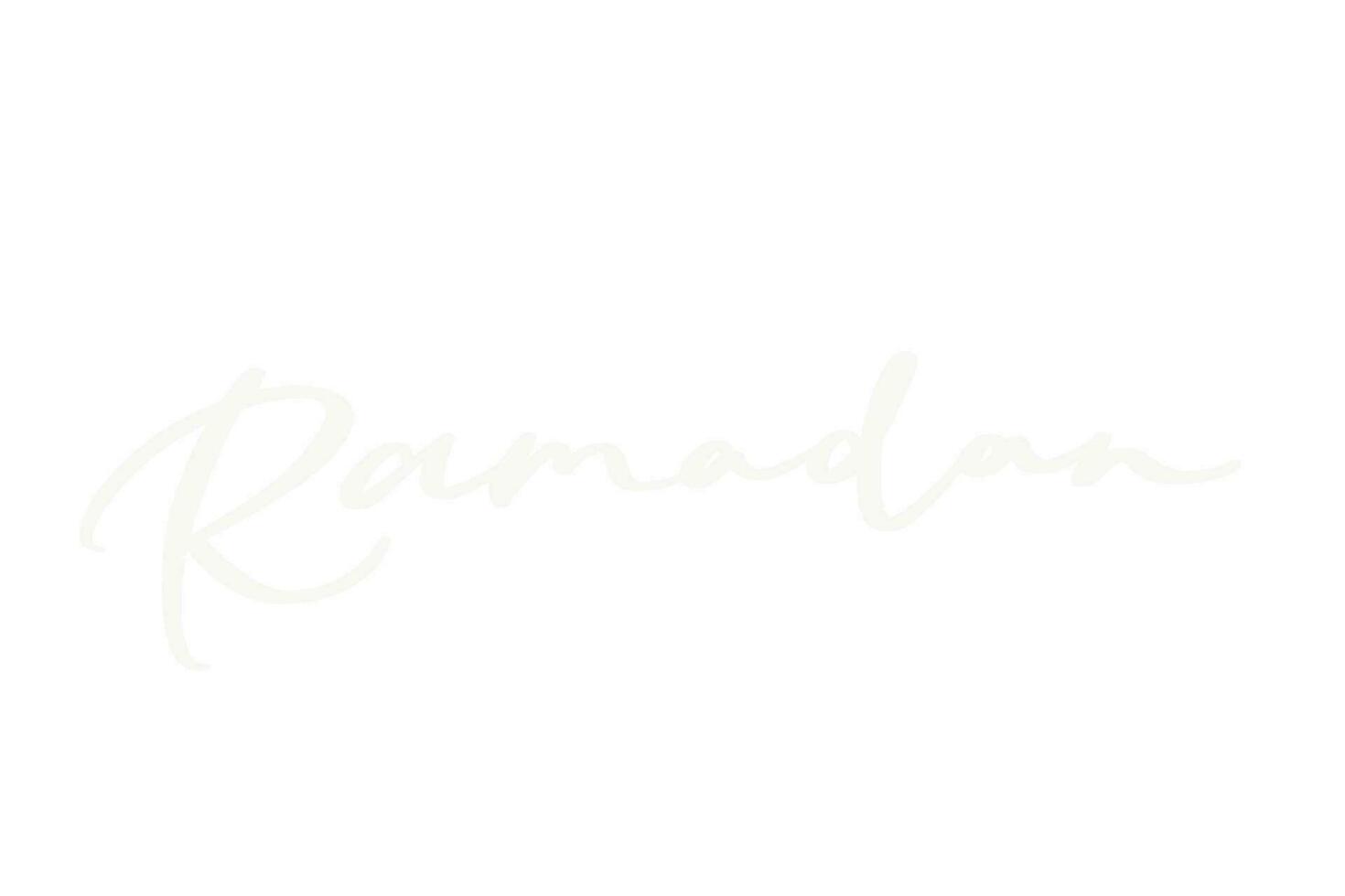 ramadhan lettering signature art illustration vector